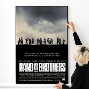 Band of Brothers Movie Poster Hochwertiger Druck Foto Wand Kunst Leinwand Tuch Multi size