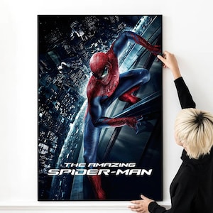 The Amazing Spider-Man Movie Poster High Quality Print Photo Wall Art Canvas Cloth Multi size