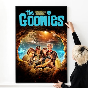 Póster de la película Los Goonies, impresión fotográfica de alta calidad, lienzo para pared, varios tamaños