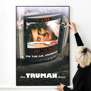 The Truman Show Movie Poster High Quality Print Photo Wall Art Canvas Cloth Multi size