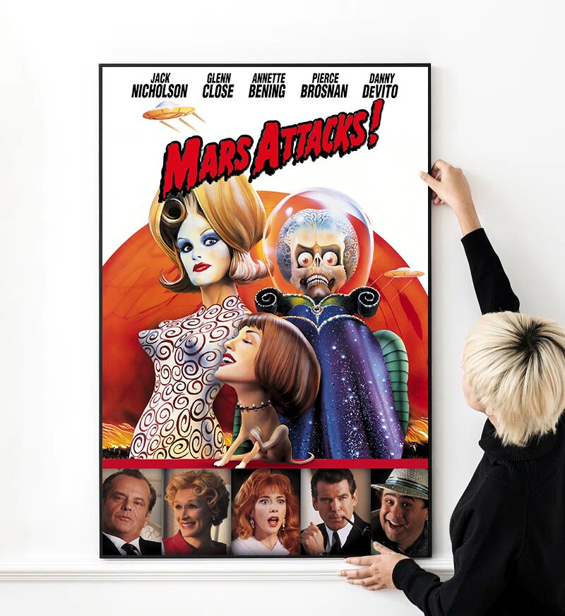 Poster Mars Attacks - Planète Vintage
