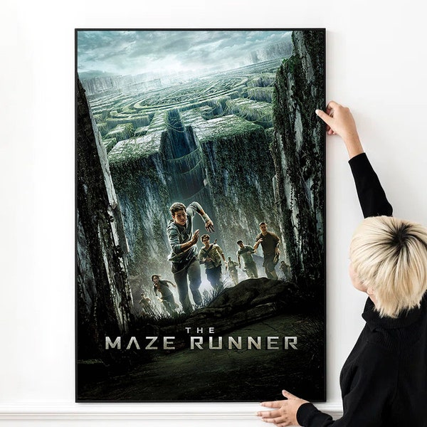 Poster The Maze Runner, impression haute qualité, toile d'art mural, toile multi-dimensions - 40 x 61 cm