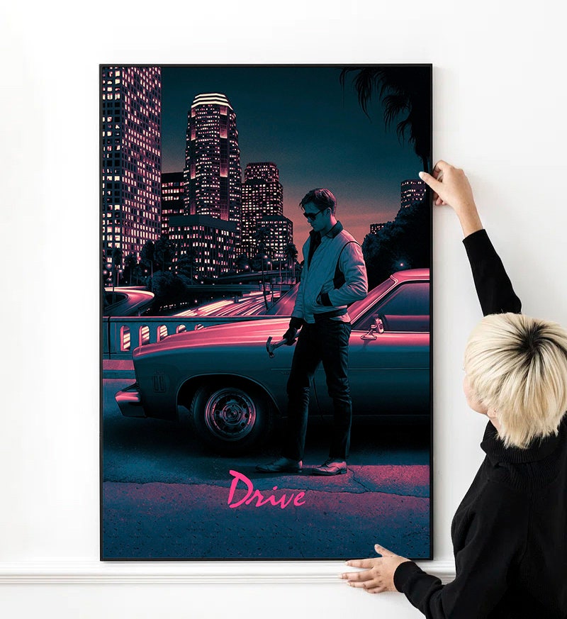 Drive Movie Poster High Quality Print Photo Wall Art Canvas Cloth Multi size - 16x24"