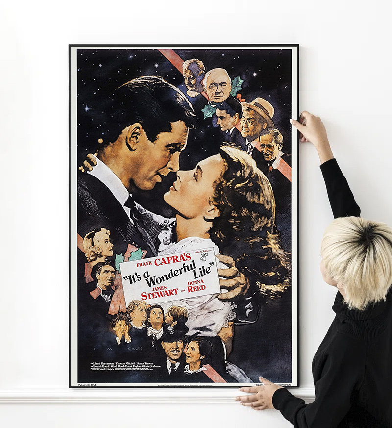 Its A Wonderful Life Movie Poster High Quality Print Photo Wall Art Its ...