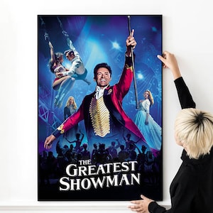 The Greatest Showman Movie Poster High Quality Print Foto Wand Kunst Leinwand Tuch Poster