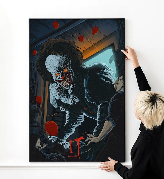 It (2017) Movie Poster Pennywise Poster High Quality Print Photo