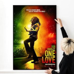 Bob Marley One Love, 2024 Poster High Quality Print Photo Wall Art Canvas Cloth Poster