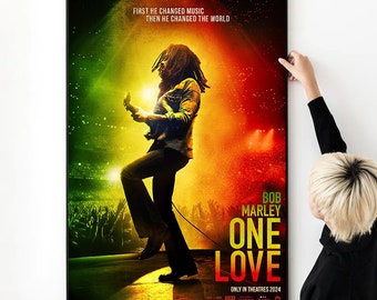 Bob Marley One Love, 2024 Poster High Quality Print Photo Wall Art Canvas Cloth Poster