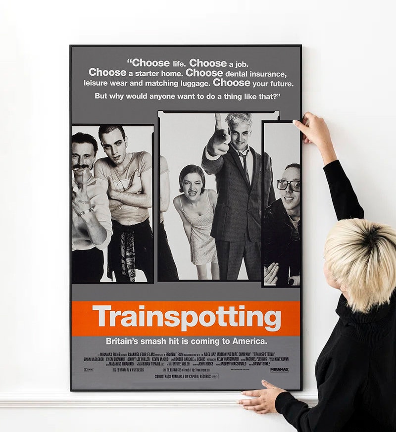 Trainspotting Movie Poster High Quality Print Photo Wall Art Dune