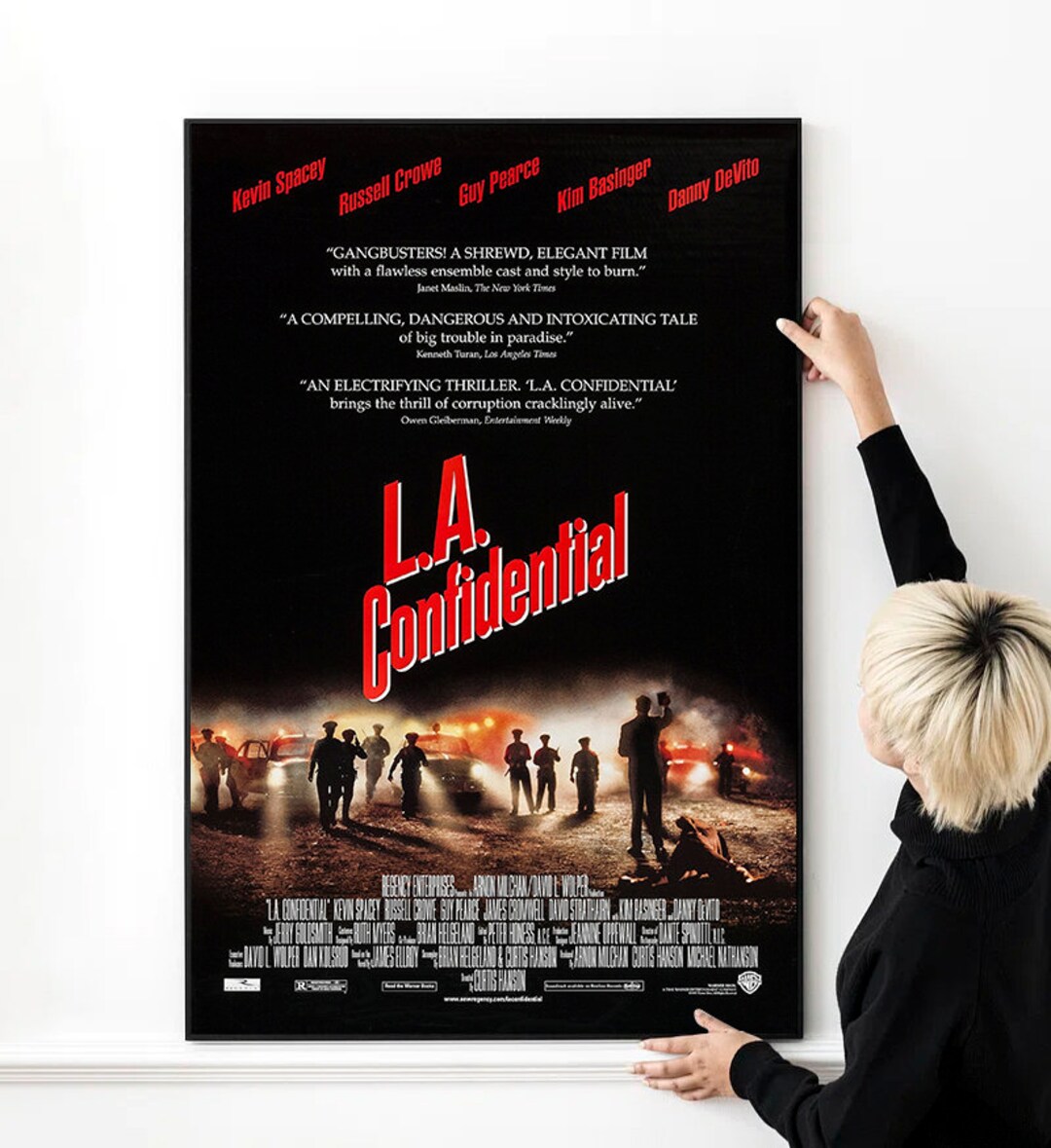 L.A. Confidential Movie Poster High Quality Print Photo Wall Art Canvas ...