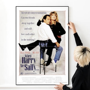 When Harry Met Sally Billy Crystal Movie Poster High Quality Print Photo Wall Art Canvas Cloth Poster