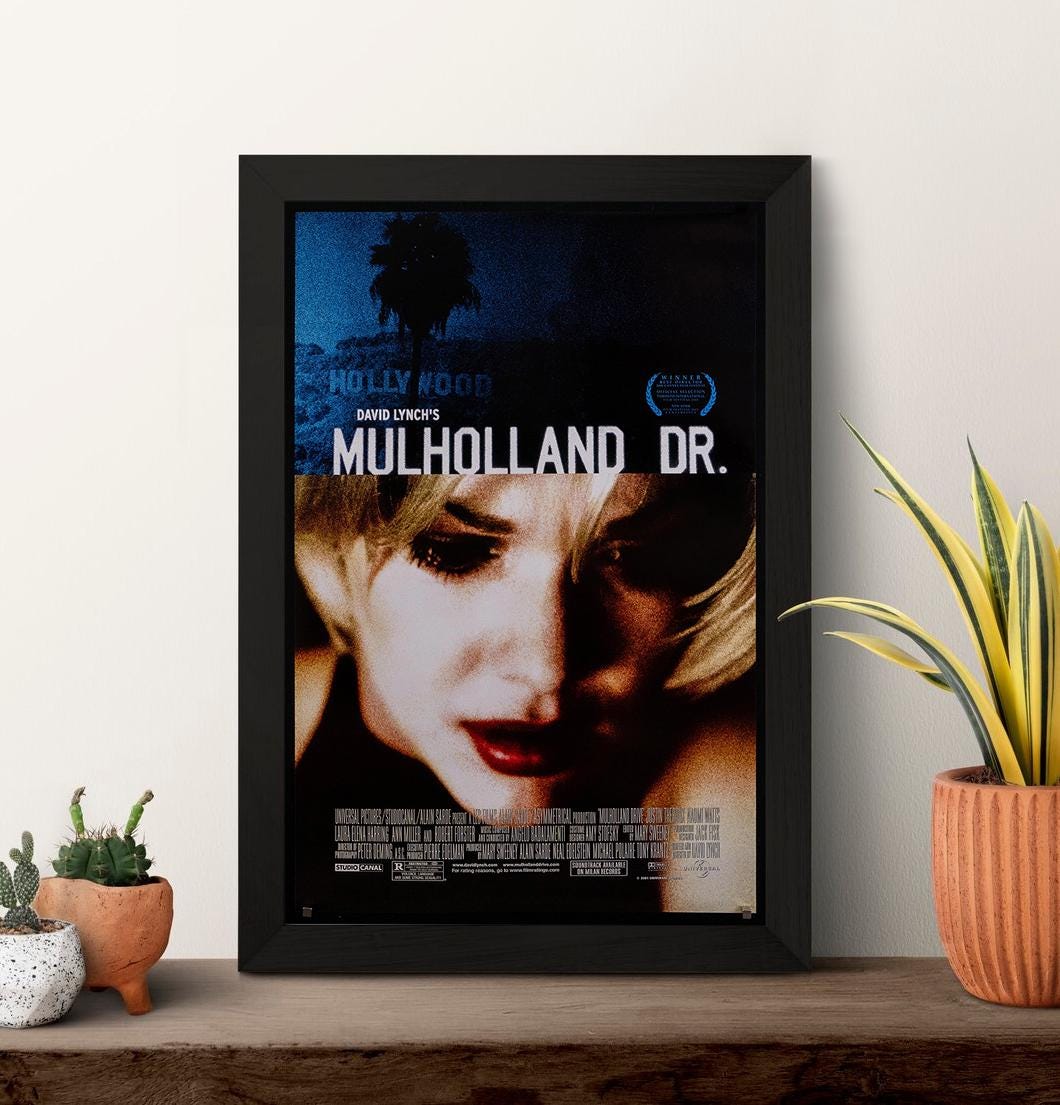 マルホランド・ドライブ デヴィッド・リンチ 映画ポスター 高品質写真