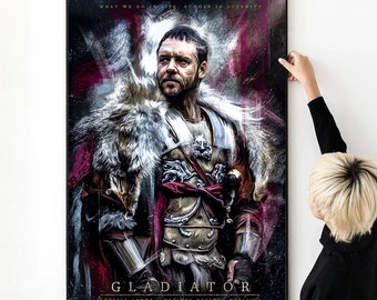 Poster Classique Du Film Gladiator 2 Sur Toile - Décoration Murale