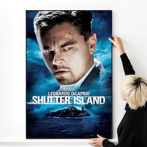 Poster del film Shutter Island Artwork Stampa di alta qualità Foto Arte murale Tela Tessuto Multi formato