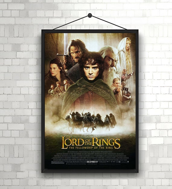 The Lord of the Rings Movie Poster High Quality Print Photo Wall