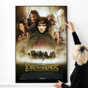Der Herr der Ringe Movie Poster High Quality Print Foto Wall Art Silk Multi size