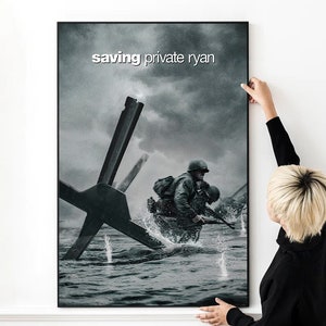 Saving Private Ryan Movie Poster High Quality Print Photo Wall Art Canvas Cloth Multi size