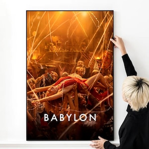 Poster del film Babylon Stampa di alta qualità Foto Arte murale Tela Tessuto Multi formato