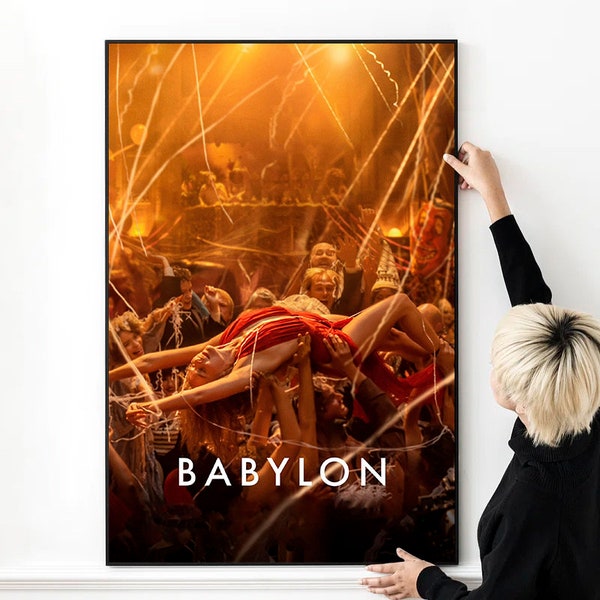 Babylon Movie Poster High Quality Print Photo Wall Art Canvas Cloth Multi size