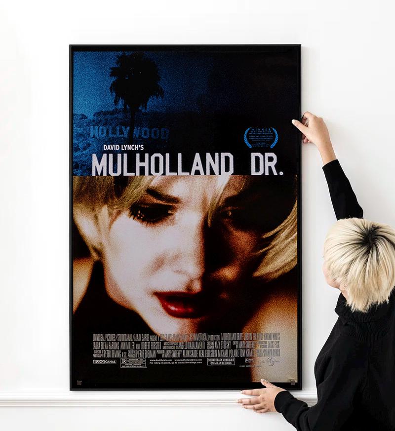 デイヴィッド・リンチ監督作品マルホランド・ドライブB2ポスター マルホランド・ドライブ デヴィッド・リンチ 映画ポスター 高品質写真