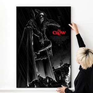 The Crow Movie Poster High Quality Print Photo Wall Art Canvas Cloth Multi size