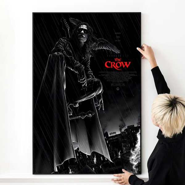 The Crow Movie Poster High Quality Print Photo Wall Art Canvas Cloth Multi size