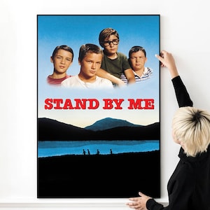 1986 Stand by Me Film Alternative Cover Poster High Quality Druck Foto Wand Kunst Leinwand Tuch Multi size