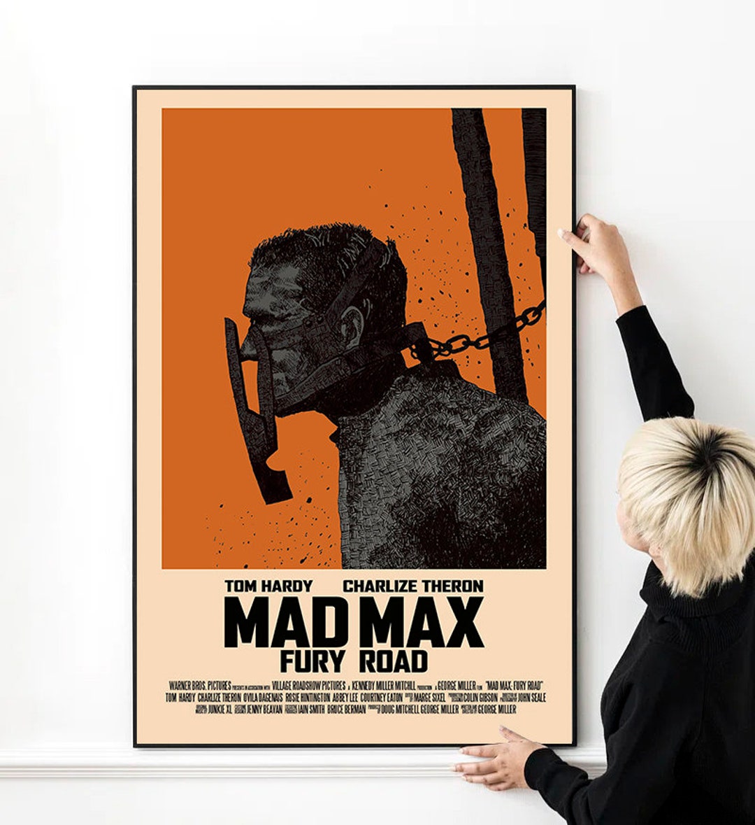 Poster Mad Max Fury Road Sur Toile 20x30 Cm - Décoration Murale Sans Cadre, Style Moderne Pour Salon, Chambre Décoration Chambre Thème Road Movie