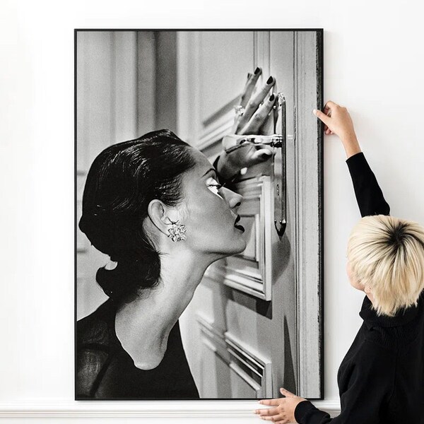 Helmut Newton Affiche 2023 Impression de haute qualité Photo Wall Art Toile Tissu Multi taille - 8x12''16x24"