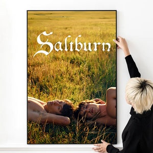 Saltburn Movie Poster High Quality Print Photo Wall Art Canvas Cloth Multi size, Saltburn Classic Movie Poster