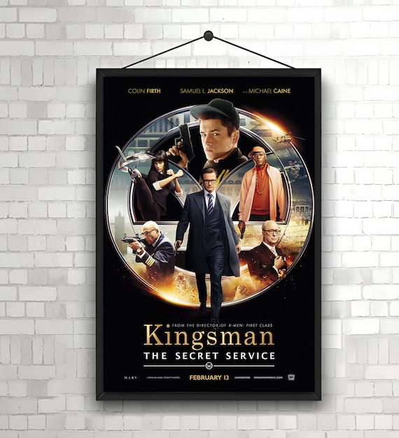 キングスマン：ザ・シークレット・サービス 2014年映画ポスター 高品質
