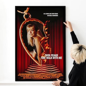 Twin Peaks Fire Walk with Me Movie Poster High Quality Print Photo Wall Art Canvas Cloth Multi size