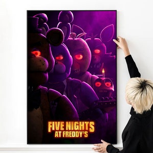 Five Nights at Freddy's Movie Poster High Quality Print Photo Wall Art Canvas Cloth Multi size