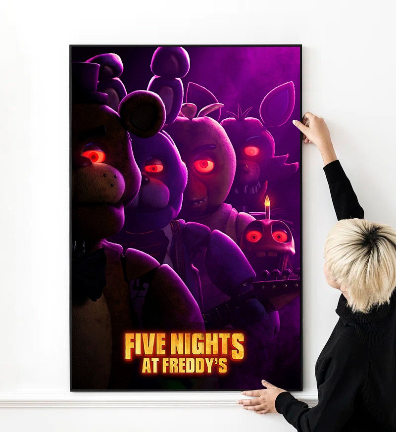 Affiche Décorative Five Nights At Freddy's - Peinture Sur Toile 40x60 Cm - Décoration Murale Salon Chambre - 3