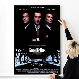 GoodFellas Movie Poster Hochwertiger Druck Foto Wand Kunst Leinwand Tuch Poster