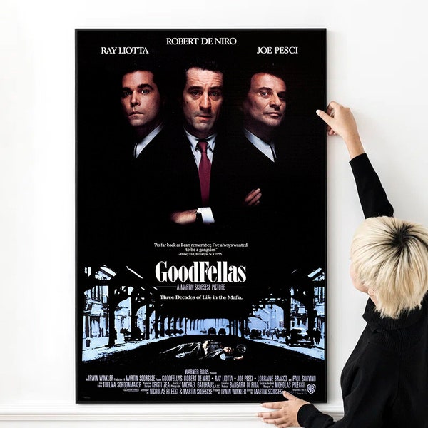 GoodFellas Movie Poster High Quality Print Photo Wall Art Canvas Cloth Poster