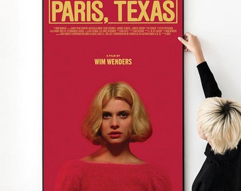 Póster de película clásica de París, Texas, impresión de alta calidad, arte de pared de fotos, lienzo, tela de varios tamaños