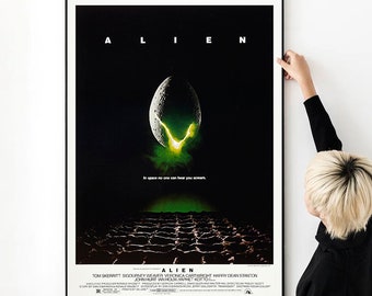 Alien Movie Poster High Quality Print Photo Wall Art Canvas Cloth Poster