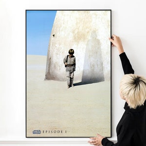 Star Wars Episode I Movie Poster High Quality Print Photo Wall Art Canvas Cloth Multi size