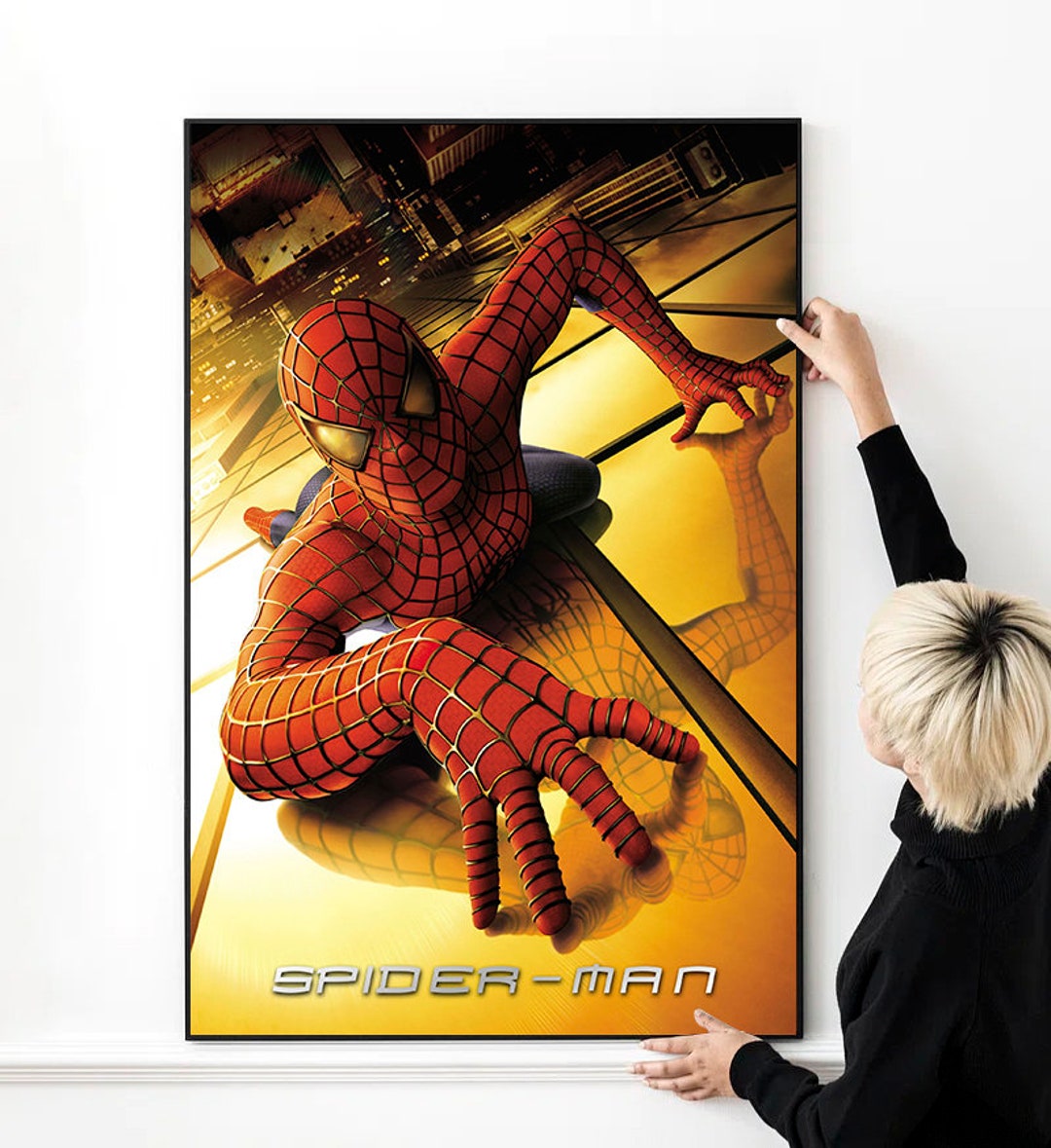 Spider-man Movie Poster High Quality Print Photo Wall Art Canvas Cloth ...
