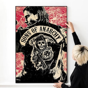 Sons Of Anarchy TV Series Poster High Quality Print Photo Wall Art Canvas Cloth Multi size