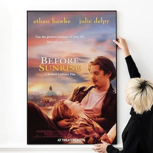 Póster de la película Antes del amanecer Impresión fotográfica de alta calidad Arte de pared Lienzo Tela Varios tamaños