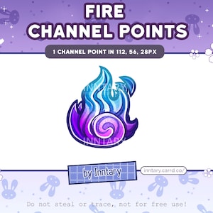 Punkty kanału Soul Flame dla Twitch | Urocze emotikony Twitch | Konfiguracja transmisji | Kawaii Aesthetic Yokai Fire