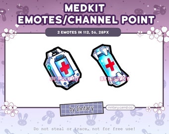 Overwatch Medkit Emote for Twitch/Discord | Twitch Channel Points | Custom Twitch Emotes | Kawaii Twitch graphics | Streaming | Overwatch 2