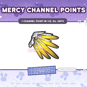 Overwatch 2 Mercy Wing Channel Points for Twitch | Cute Twitch Emotes | Streamer Graphics | Overwatch Emote | Cute Channel Points Redeem