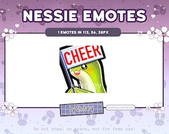 Nessie APEX LEGENDS CHEER emote for Twitch/Discord | Custom Twitch Emotes | Kawaii Twitch graphics | Chibi | Streamer Emote