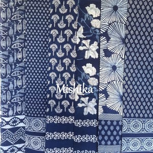 Indigo Hand Block Print Sarong, Sarong Beach Wrap, Indian Cotton Sarong Flower Print Scarf, Summer Beach Cover-Up Pareo,10 Pes Mix Lot Scarf
