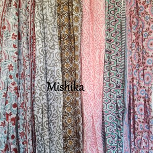 Katoenen sarong met blokprint: Indiase pareo strandomslag