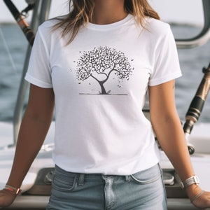 Minimalist Sakura Tree, Unisex t-shirt, Graphic shirt, Nature, Cherry blossom, Japanese Blossom shirt, Flowers Unisex Shirt t-shirt