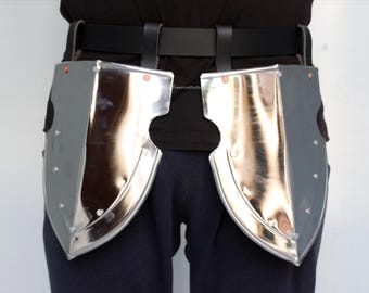 HANDMADE Medieval Tassets Plate Armor Warrior Belt SCA Shield